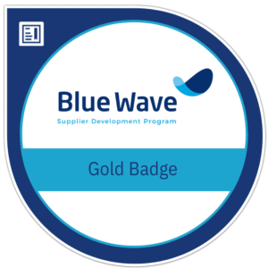 Blue Wave Gold badge